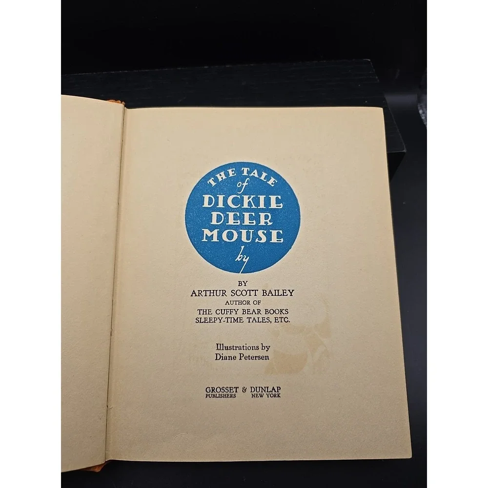 1918 The Tale of Dickie Deer‎ Mouse -Arthur Scott Bailey-Sleepy Time Tales